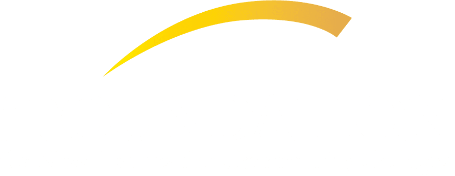 Logo of The Foundation for New Hampshire Community Colleges with a yellow curved swoosh above the text—an ideal visual for a branding case study.